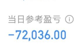 今天又亏损14万，昨天回学得都还回去了还多亏4万。